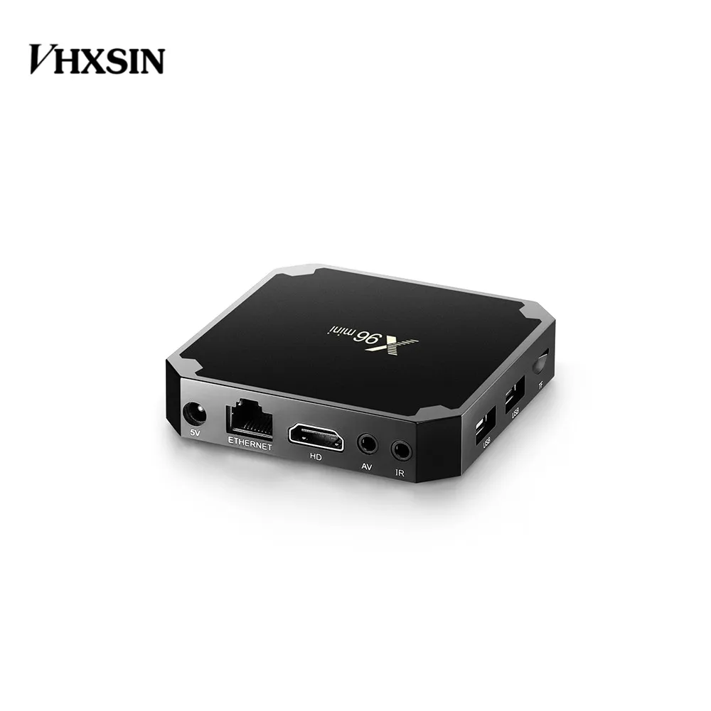 VHXSIN X96 мини-10 шт. Мини Android 9 0 ТВ Box Amlogic S905W Quad-core 64 бит DDR3 1 ГБ 8 в формате 4K UHD Wi-Fi и LAN VP9