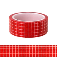 20pcsset basic red plaid fresh cute children diy decoration kawai paper tape hand journal notebook washi tape sticker