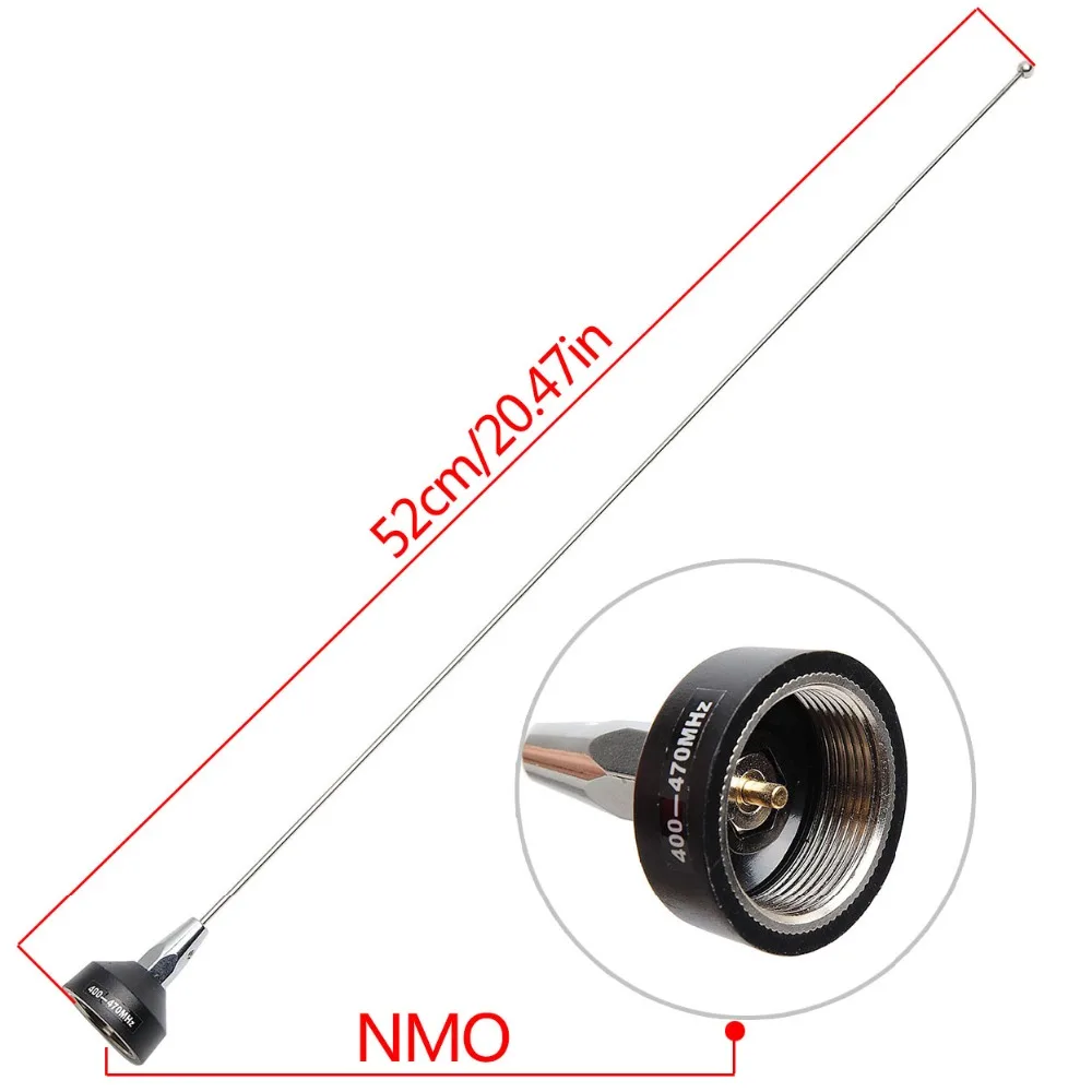 ABBREE NA-37 UHF 400-470MHZ Антенна nmo Mount RG-58U 5 м/16.4ft коаксиальный кабель для QYT TYT Baojie Автомобильная Мобильная радиостанция для транспортных средств