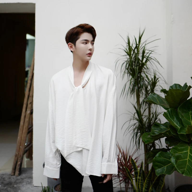 Осень галстук-бабочка свободные французские манжеты Мужская Повседневная