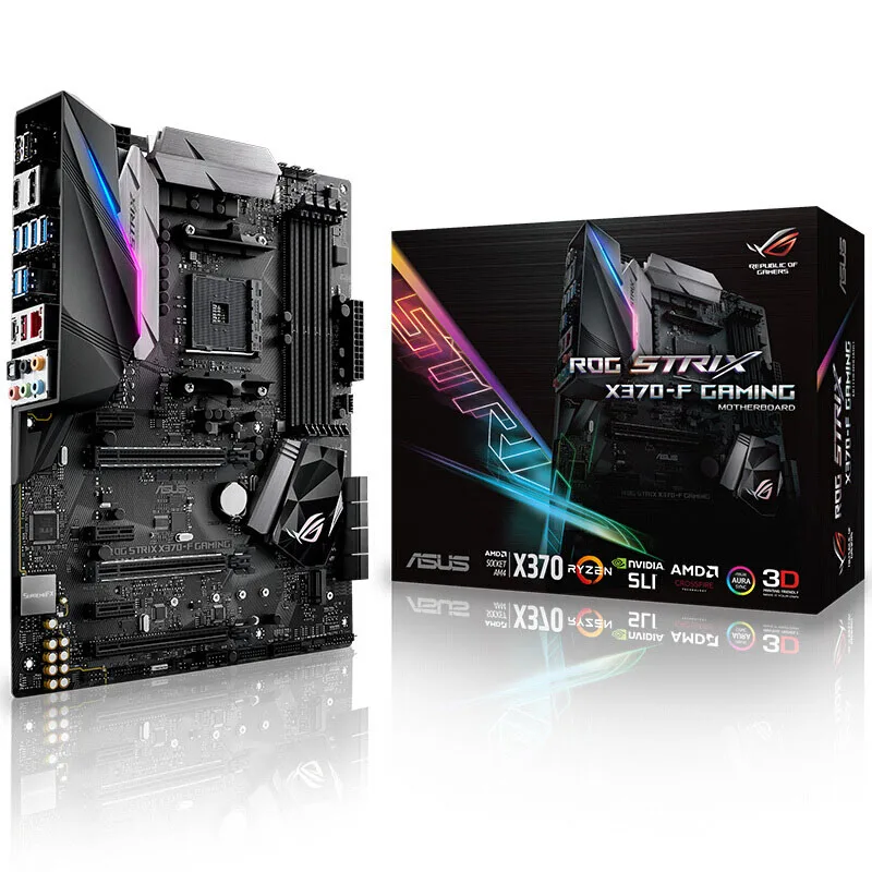 Игровая системная плата Asus ROG STRIX X370 F AMD Socket AM4|Материнские платы| |
