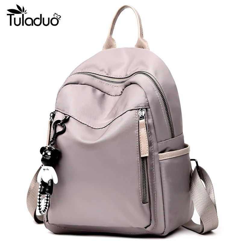 

Backpack Women School Bags For Girl Backpacks For Women 2022 New Oxford Shoulder Bags With Bear Travel Bag Female Free Shipping
