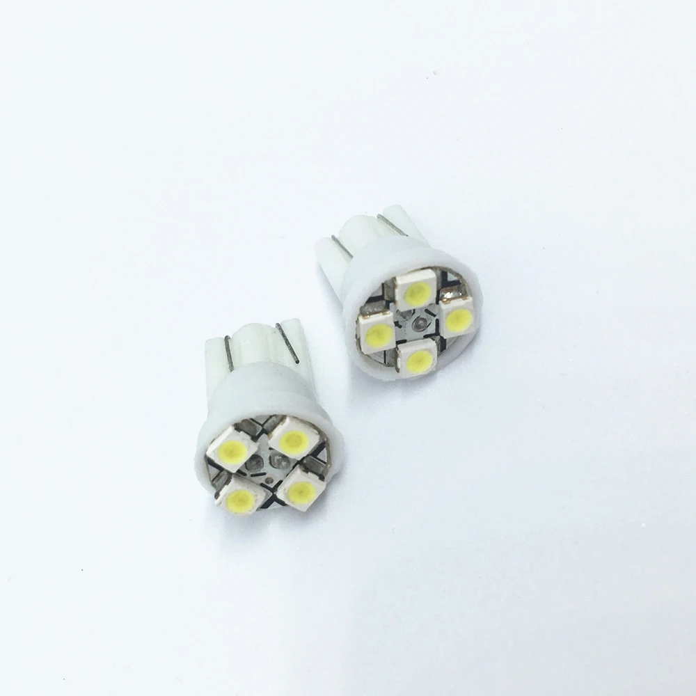 Автомобильный светодиодный габаритный фонарь T10 194 W5W 501 WY5W 1 COB LED клиновидный для