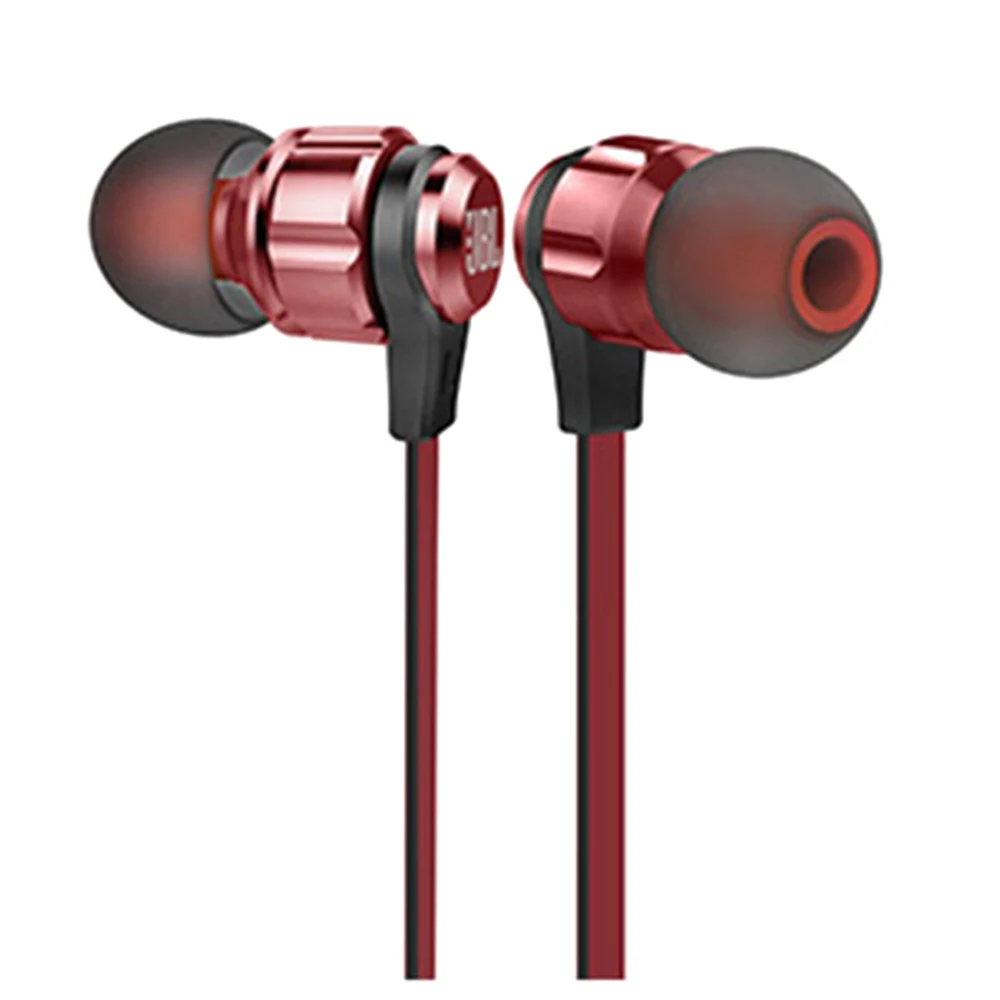 Проводная гарнитура JBL T180A наушники вкладыши с басами мобильный телефон
