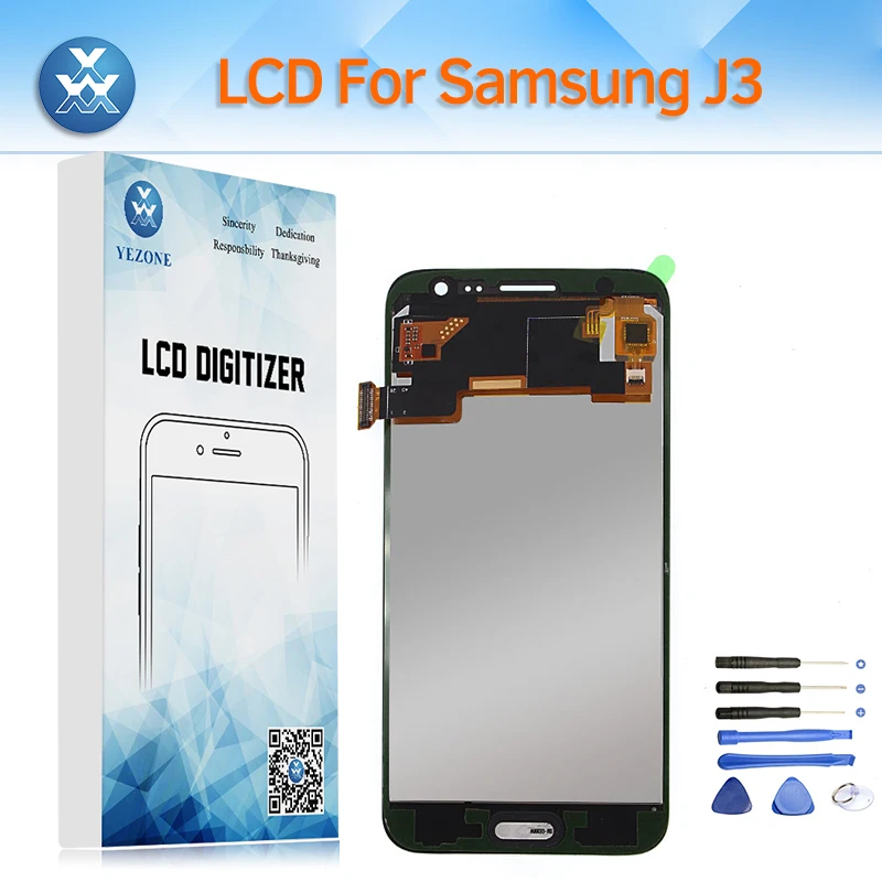 Отрегулировать Яркость ЖК-дисплей Экран для Samsung Galaxy J3 2016 J320 SM-J320FN Дисплей