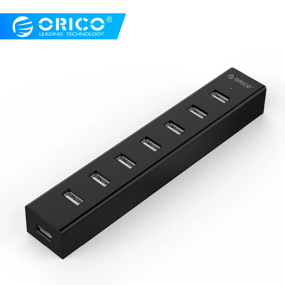 ORICO 7 портов USB 2 0 HUB SuperSpeed с кабелем передачи данных 30 см для Windows XP/Vista/7/8/10/Linux/Mac OS
