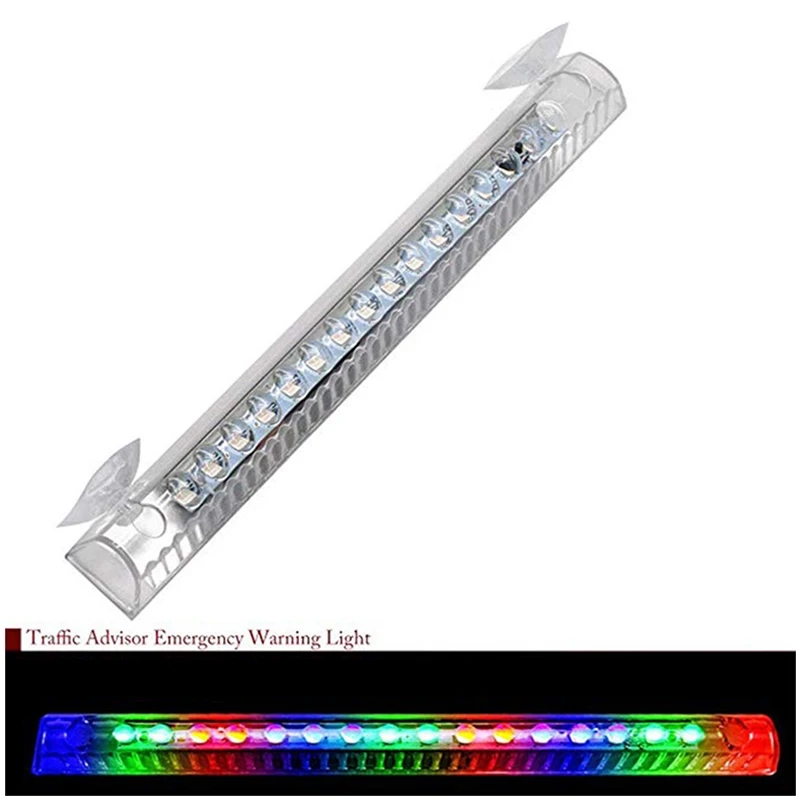 Автомобильный светофор аварийный предупредительный световой Бар 14 LED