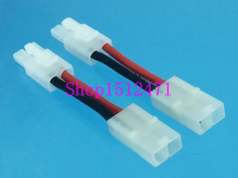 2 шт Тамия мужчин и женщин 14AWG 5 см провод для RC Lipo страйкбол зарядное устройство |