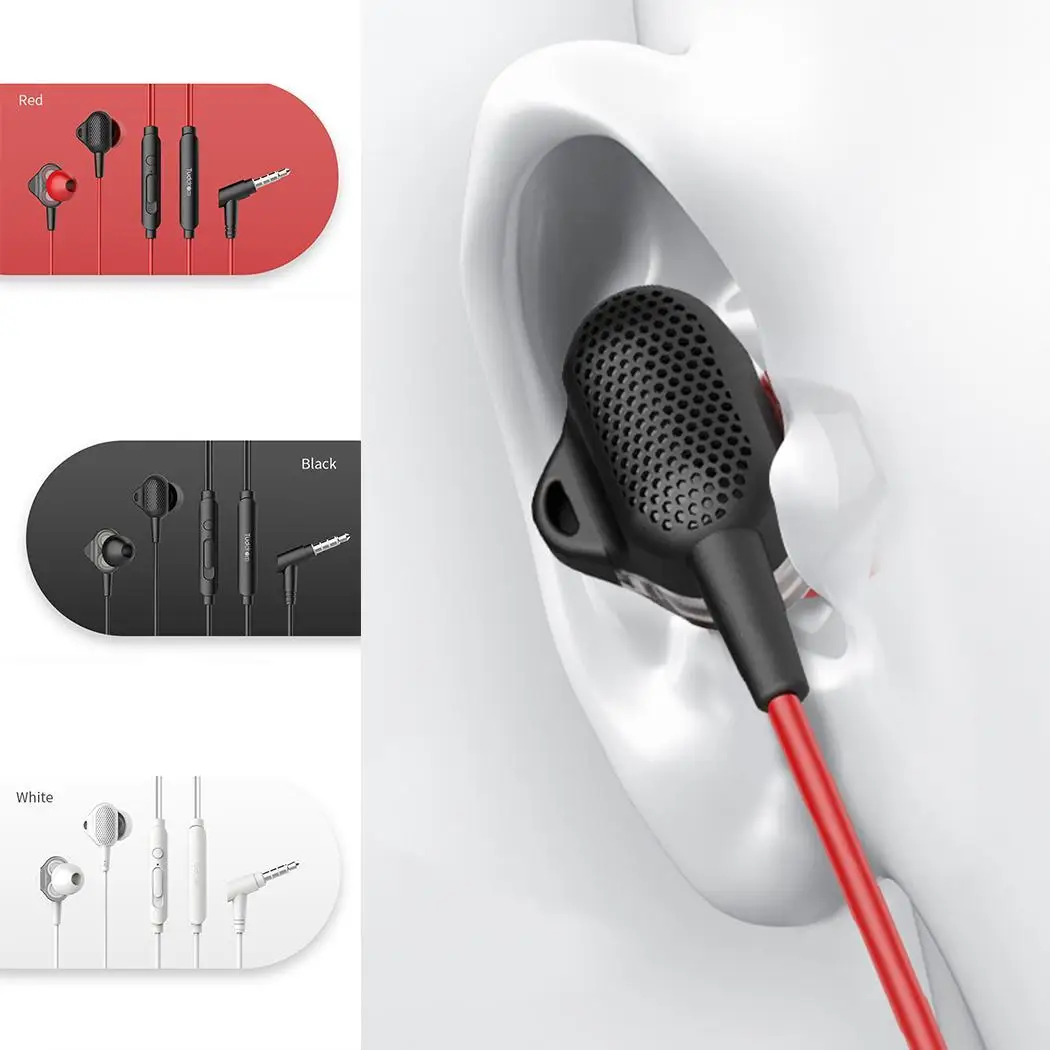 Унисекс In-ear музыкальные наушники проводные Управление 16 гарнитура для 1073dB общие