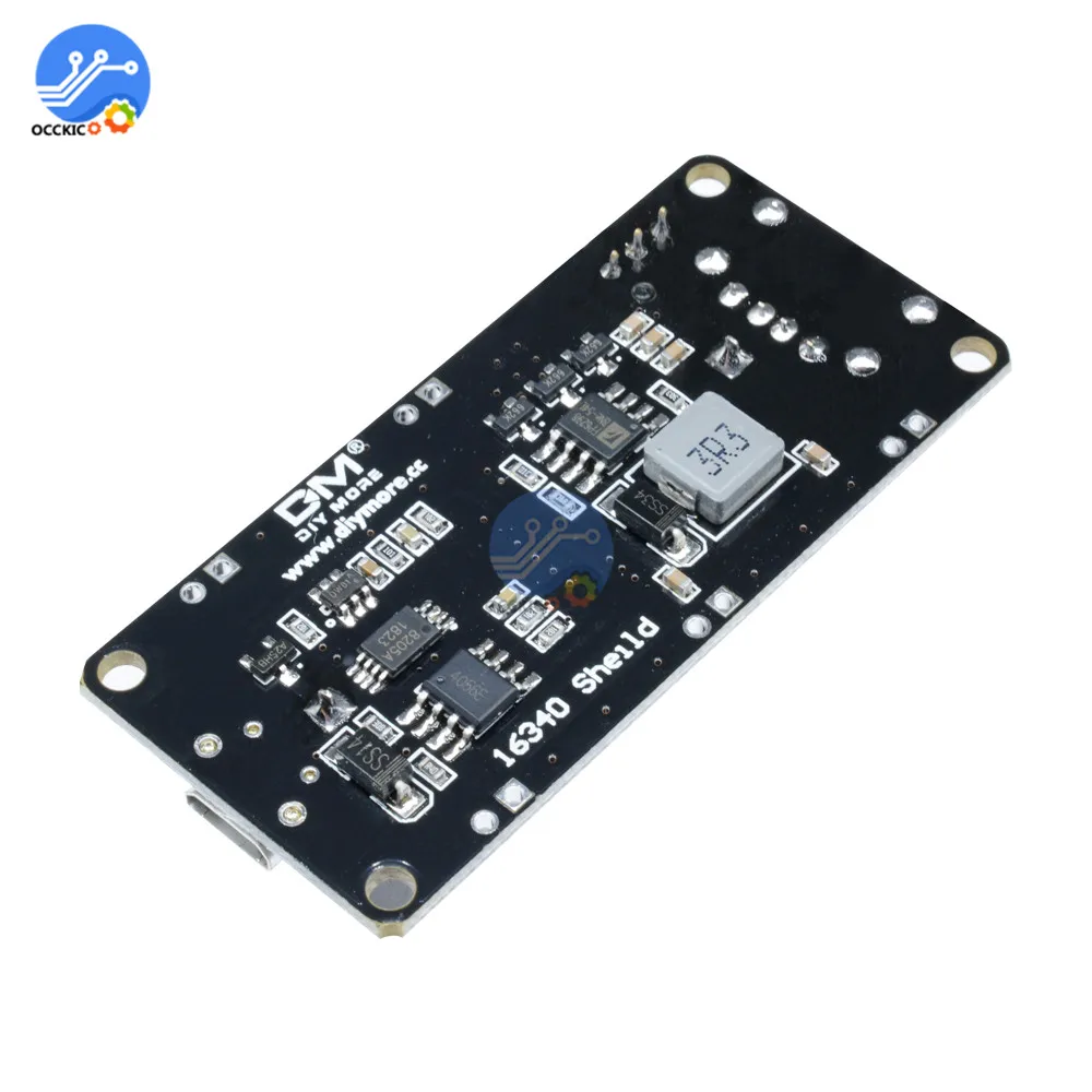 5V/3 3 V 16340 Батарея Зарядное устройство доска литий ионный Dual USB Порты и разъёмы