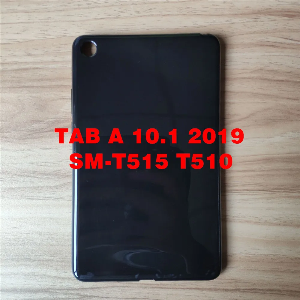 TPU-Black Для samsung Galaxy Tab A 10,1 чехол из искусственной кожи с магнитной застежкой для samsung Galaxy Tab A 10,1 ''SM-T510 SM-T515+ ручка - Цвет: TPU-Black