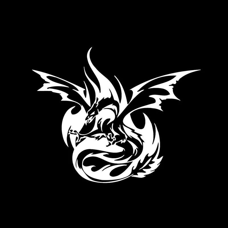 QYPF 16 6 см * 13 4 модная наклейка с животными феникс птица Веселая на автомобиль