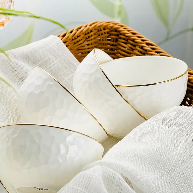 Фарфоровая посуда Jingdezhen фарфоровая чаши керамические тарелки 60 шт. кубик воды