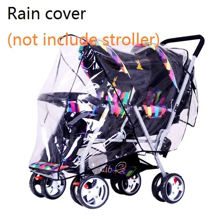 rain cover Универсальные аксессуары для детей-близнецов, дождевик, защита от пыли - Цвет: rain cover