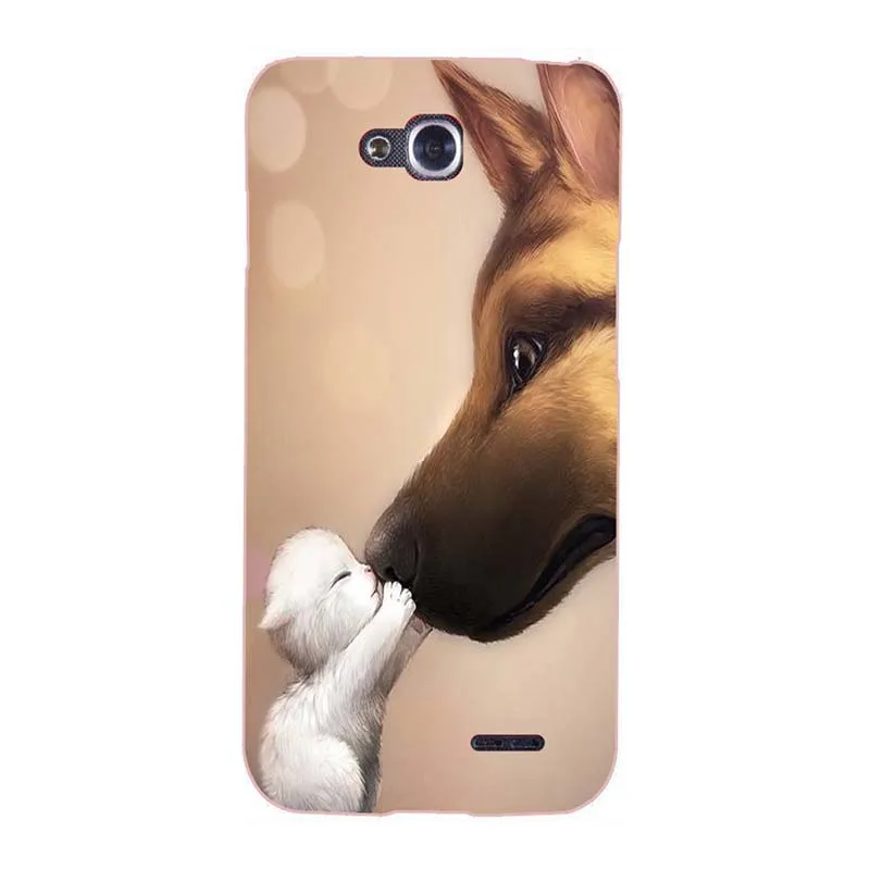 A290 Phone Cases For For LG Optimus L90 D410 D405 D405N Case Print Rose Wolf Patterned Cover Soft Silicone Back Shell Fundas Para - Цвет: A290