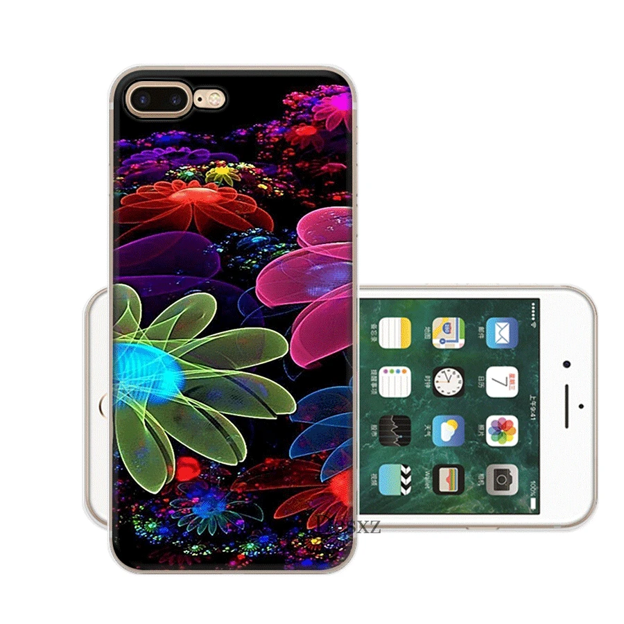 Жесткий Чехол для мобильного телефона iPhone 11 Pro X XR XS Max 6 6s 7 8 Plus 5 5S SE чехол неоновый