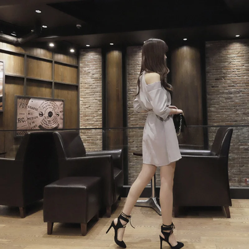 Платье с бантом на ремне винтажное облегающее платье лямкой через плечо и