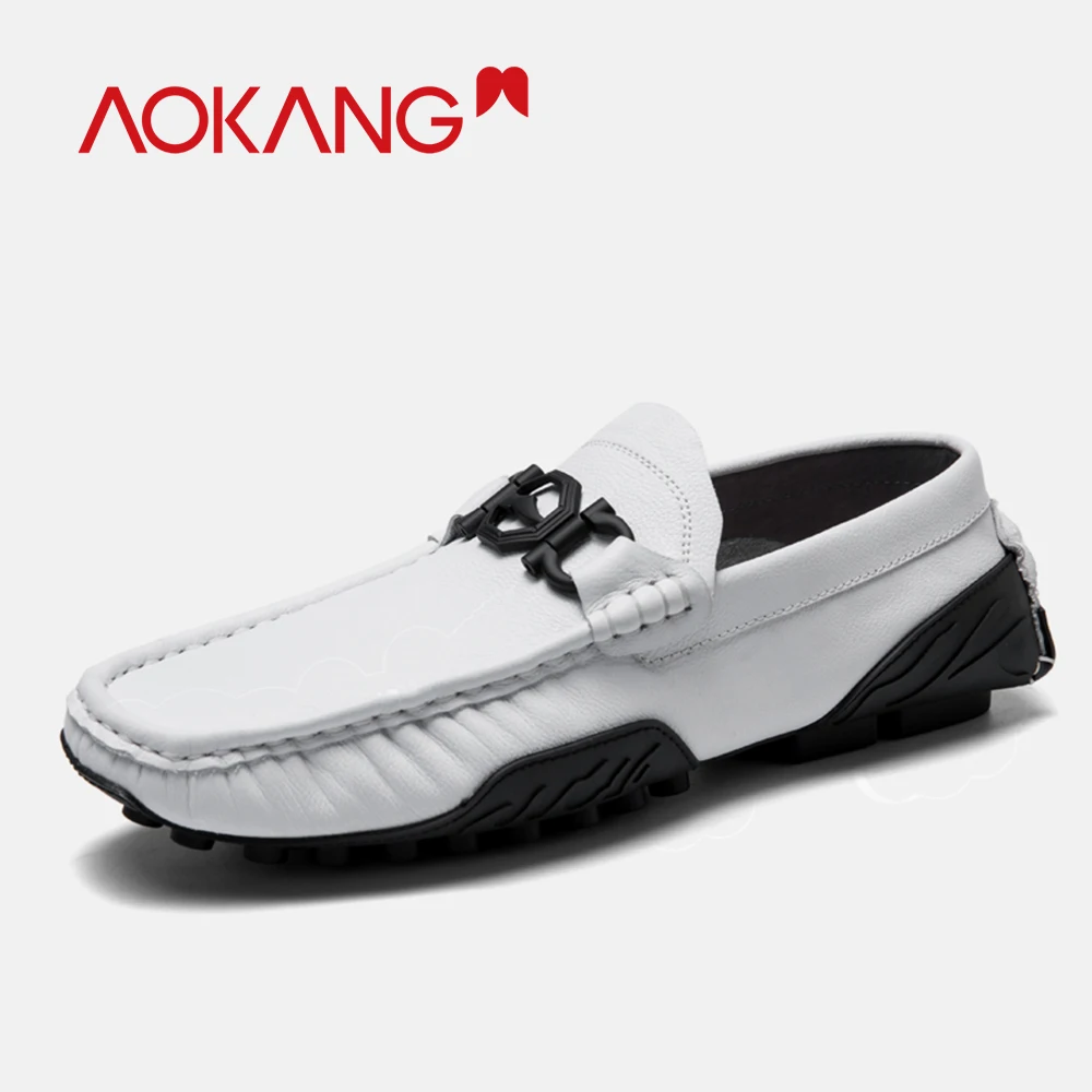 AOKANG/2019 весенние лоферы мужская повседневная обувь легкая Молодежная из