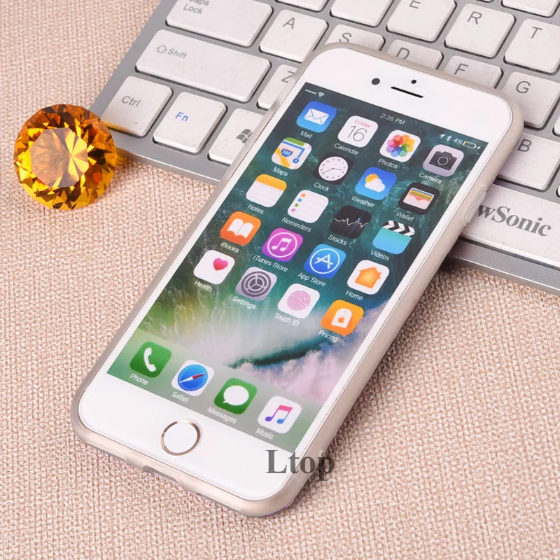 EVANKALX For iPhone 7 8 Case Fashion Full edge Protection Marble Stone Colorful Soft Coque Phone 6 6s Plus |