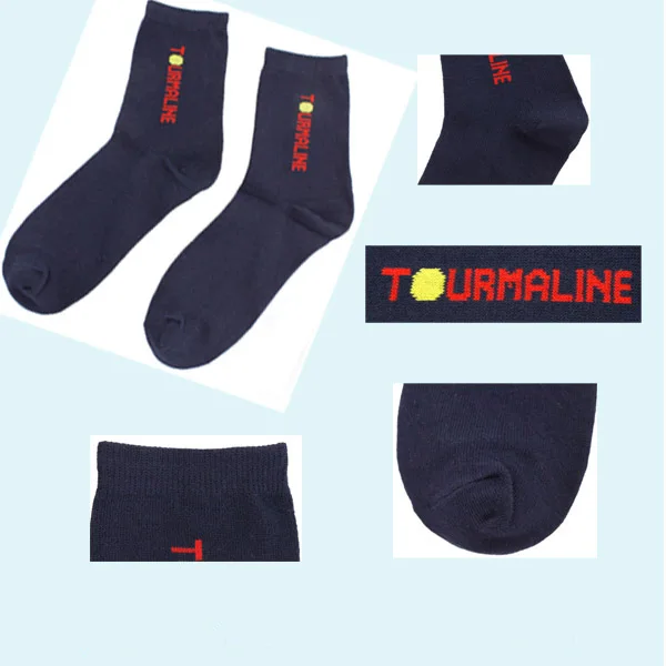 Одна пара антибактериальных мужских Хлопковых Носков с нанотурмалиновым