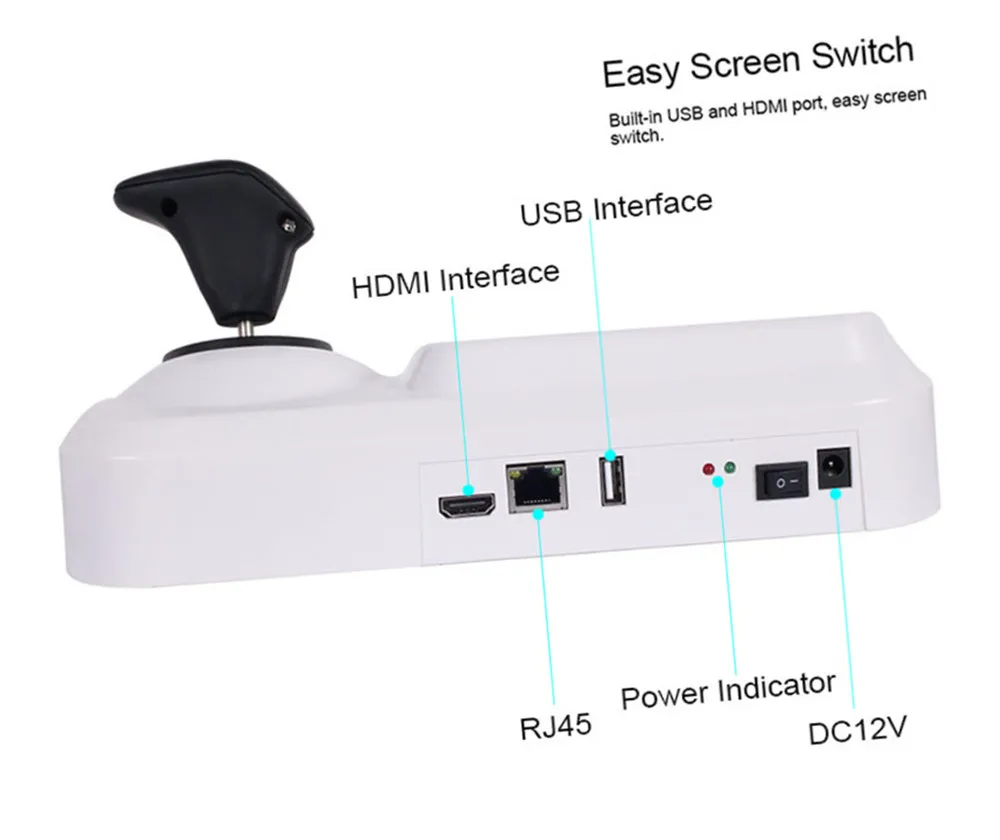 5 дюймов ЖК-дисплей Дисплей Onvif 3D CCTV IP PTZ джойстик контроллер клавиатуры для PTZ IP камера
