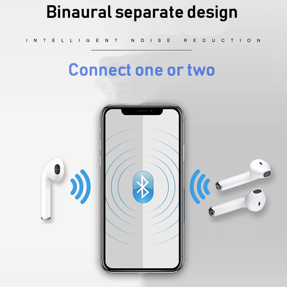 I8 TWS наушники беспроводные стерео с зарядной коробкой Bluetooth гарнитура Музыка
