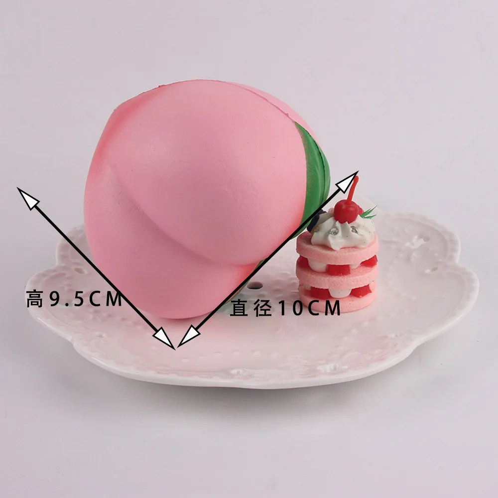 1 шт., новинка, 6 см, 11 см, Jumbo, kawaii, мягкий, медленно поднимающийся персик, подвеска на телефон, ремни, подвески, Queeze, детские игрушки, милые, squishies, хлеб