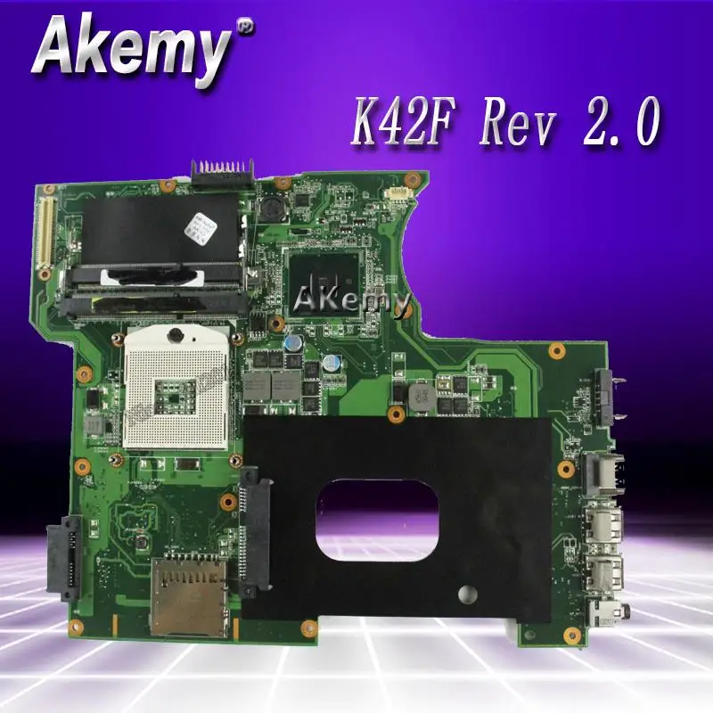 K42F Rev 2 0 GMA HD USB2.0 HM55 PGA989 DDR3 основная плата памяти видео для For Asus материнская P42F 100%