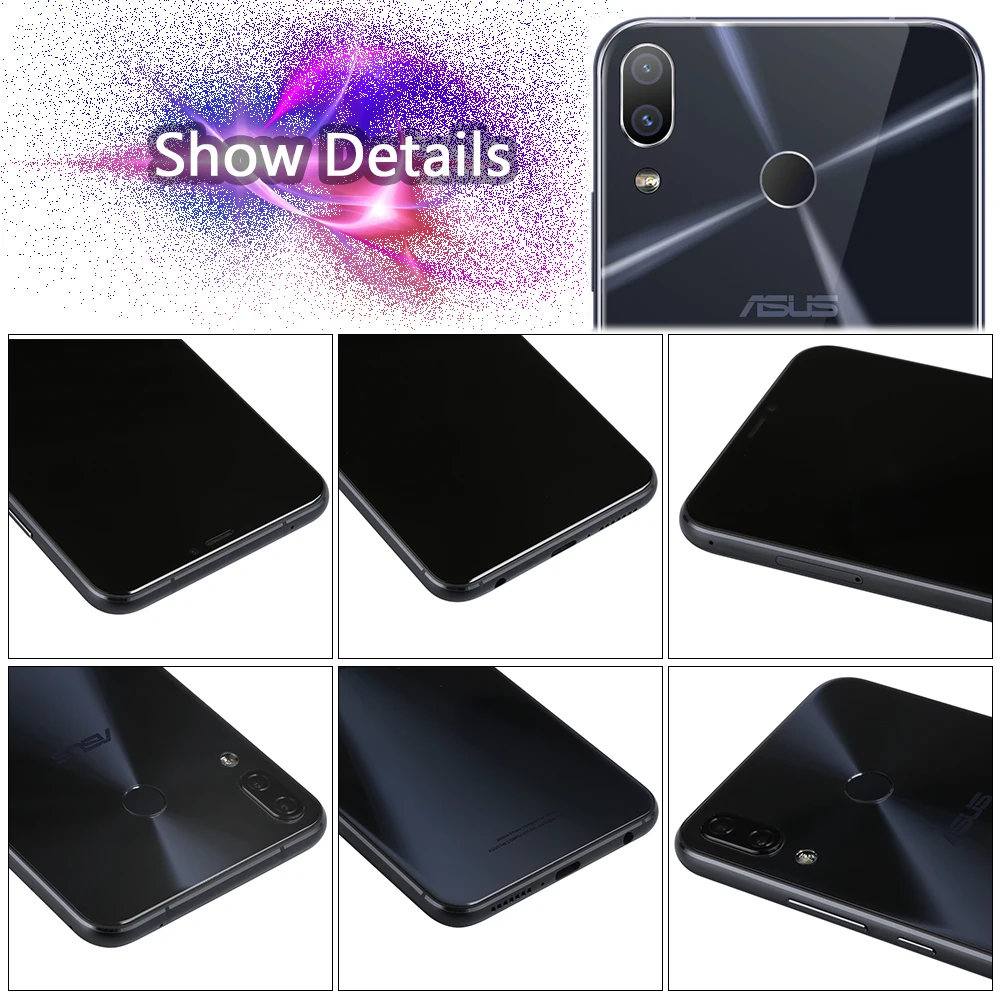 ASUS Zenfone 5 ZE620KL глобальная версия 6," 19:9 FHD+ 2246*1080 экран Android 8,0 мобильный телефон Qualcomm Snapdragon 636 4 Гб 64 Гб NFC