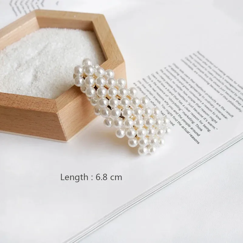 6.8cm-peral Модные искусственные жемчужные заколки для волос для женщин, старинные шпильки, заколки для волос, украшение для волос, корейские аксессуары для волос для девочек - Цвет: 6.8cm-peral