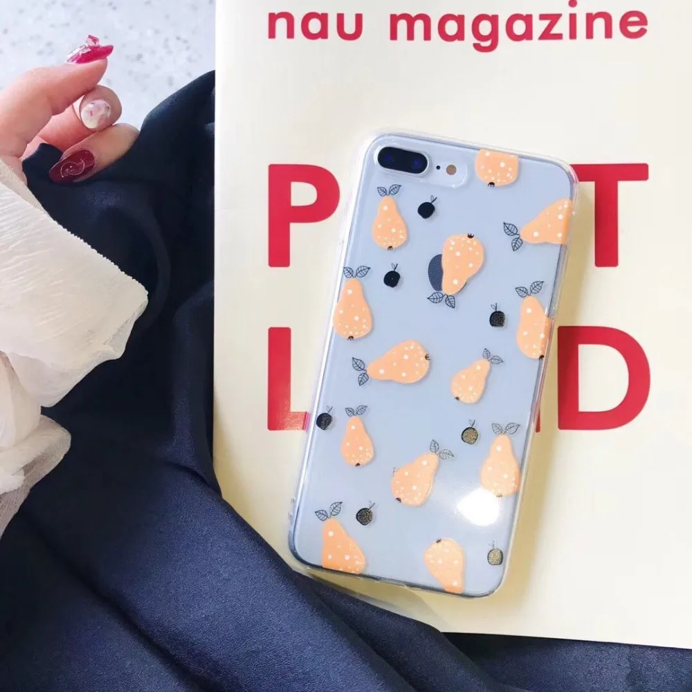 Виниловые фотообои с изображением красоты для Iphone x Case Роскошный милый фруктовый