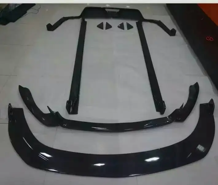 2015 MUSTANG BODY KIT HN STYLE комплект из углеродного волокна для FORD 2 3 с передней боковой