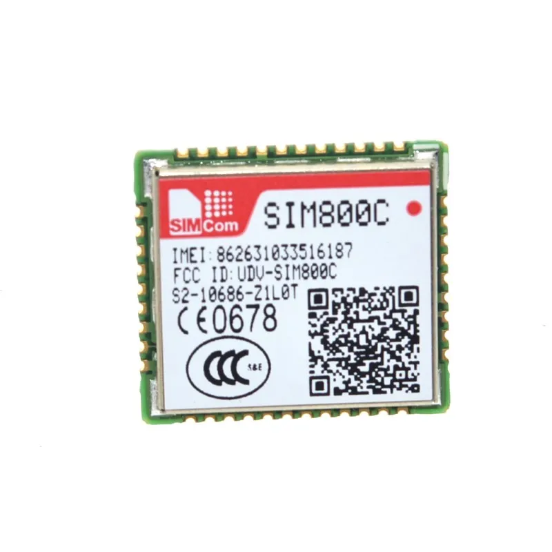 Оригинальный SIM800C SIMCOM GSM/GPRS с небольшим размером в LCC интерфейсе и воспроизведение