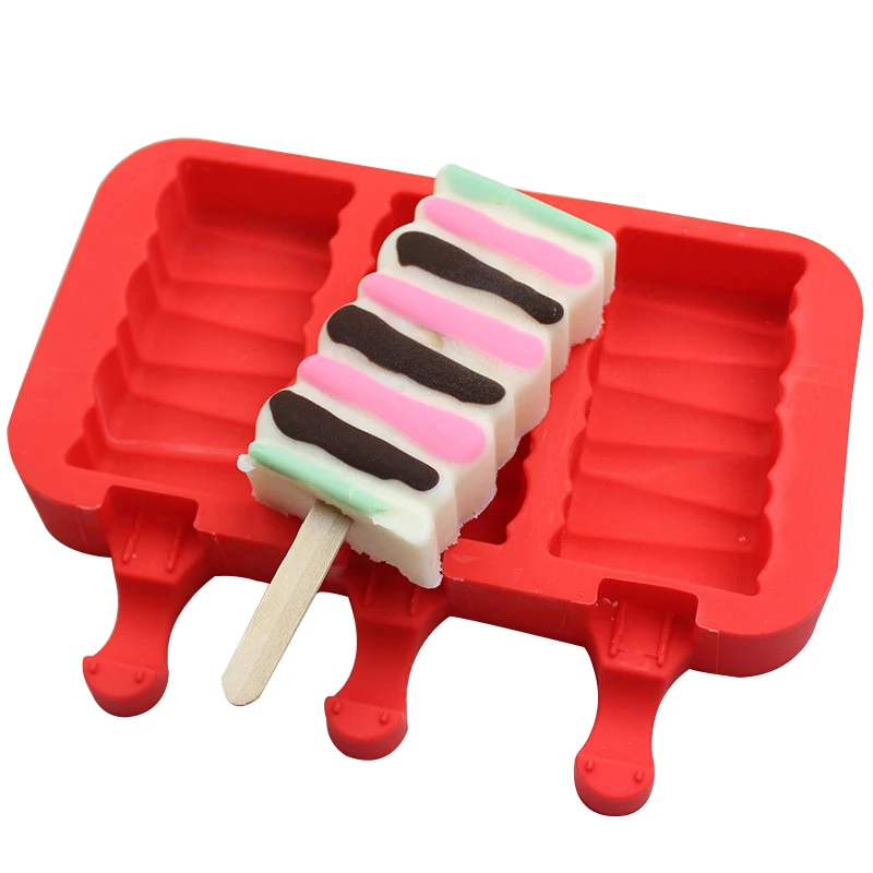 1 шт. силиконовые формы мороженого + 20 штук деревянный Лед торт stick различные