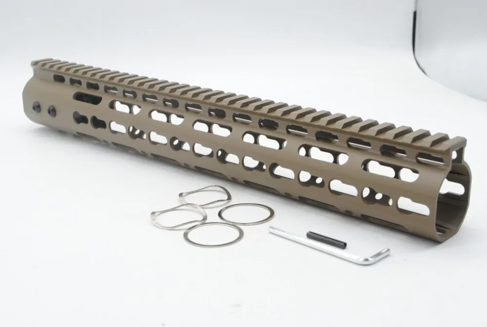 Tan / FDE 7 'Ə'' 10 '཈'' 13 5 'ཋ'' Free Float Rail Mount Keymod защитная накладка со
