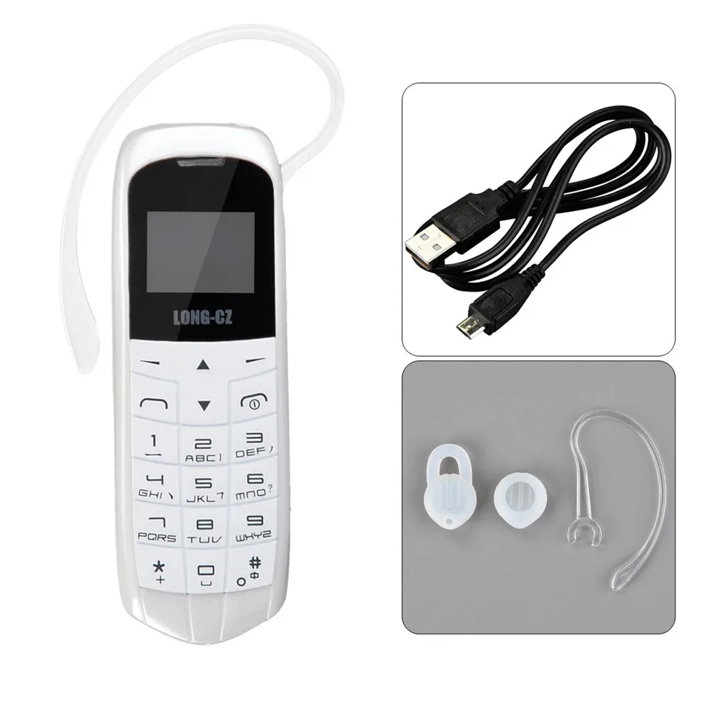 Мини-телефон Long-CZ J8 bluetooth с функцией ручного набора Bluetooth наушники FM микро-SIM-карта