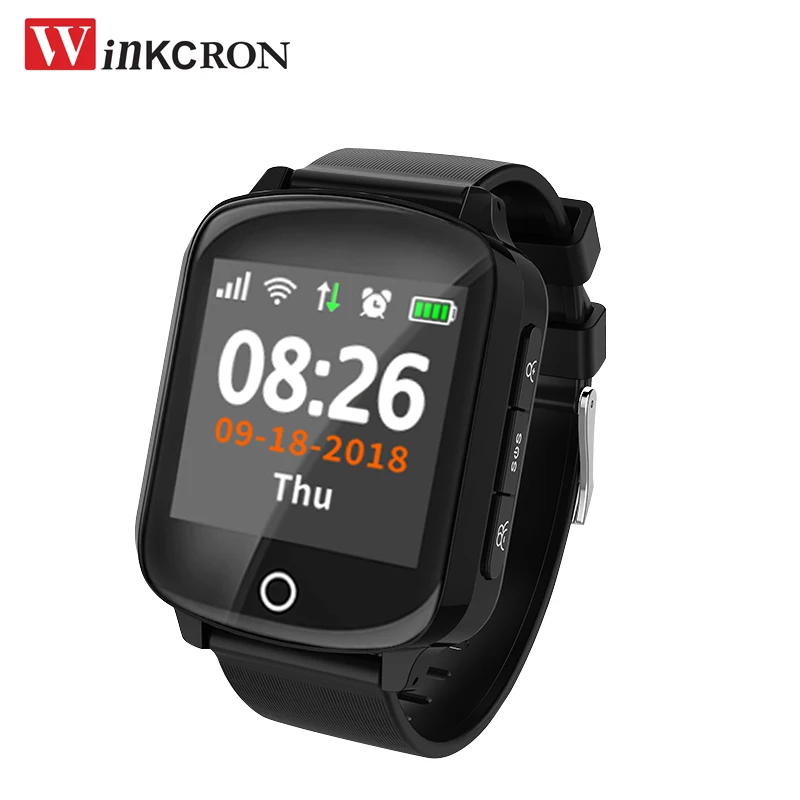 Смарт часы D200 IP68 GPS + LBS Wi Fi отслеживание местоположения анти потерянные умные