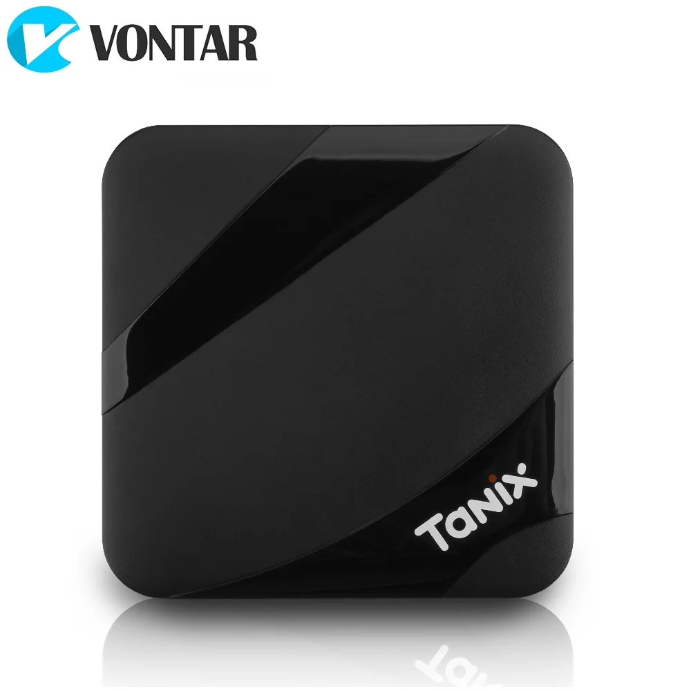 VONTAR Tanix TX3 MAX Smart tv BOX Android 7,1 2 Гб 16 Гб BT4.1 четырехъядерный процессор Amlogic S905W H.265 4K 2,4 ГГц WiFi ТВ плеер