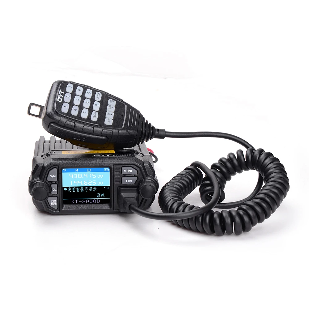 100% Original QYT KT-8900D Car Radio 200 Channels VHF/ UHF FM Vehicle Mounted Radio Transceiver Walkie Talkie