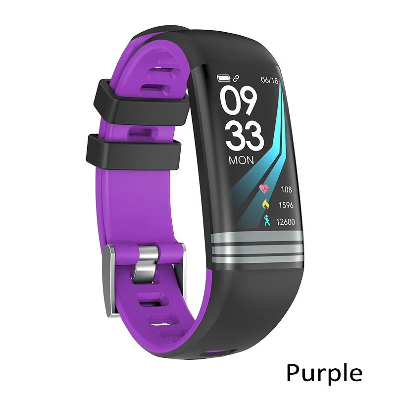 Purple North Edge мужской умный Браслет пульсометр Монитор артериального давления кислород фитнес IP67 водонепроницаемый мульти спортивный режим умный Браслет - Цвет: Purple