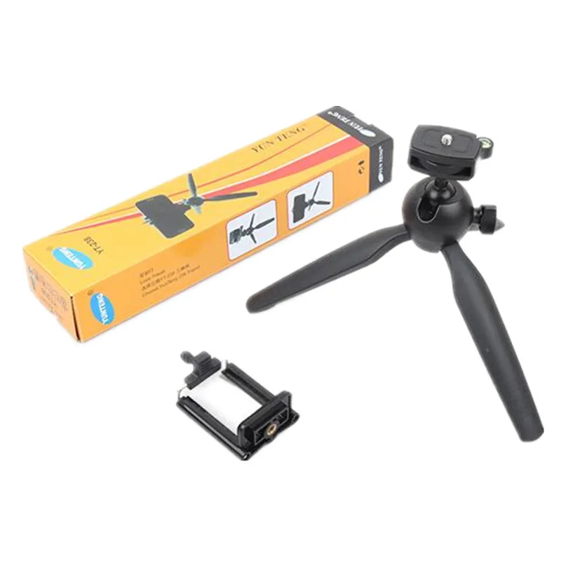 Профессиональный штатив для камеры YUNTENG 238 Гибкий телефона мини штатив|tripod