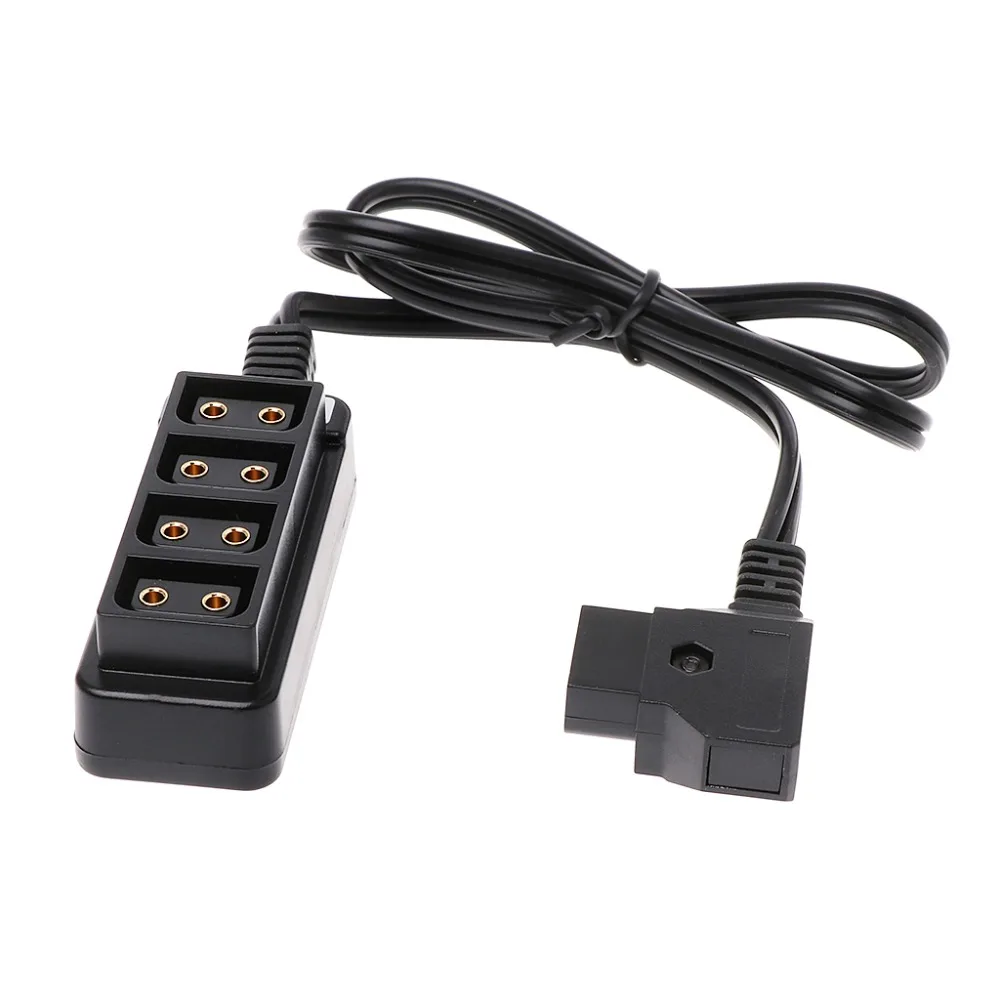 D Tap Male B tape To 4 Female концентратор переходник разветвитель Cable For Photography