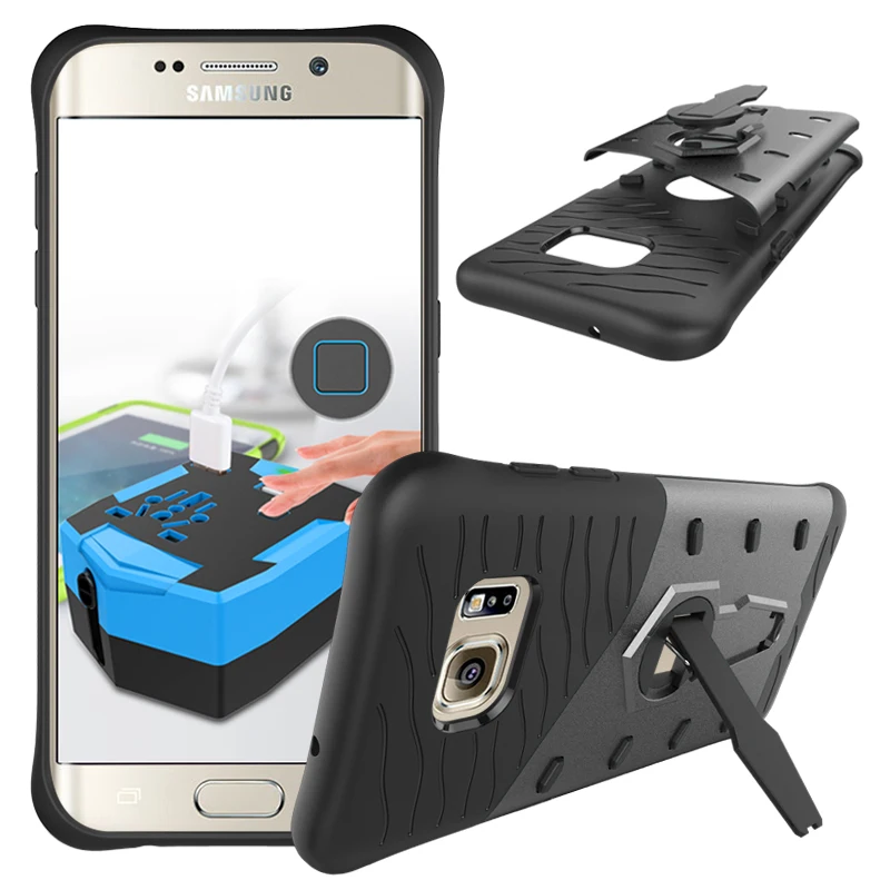 Роскошные 360 Полная Защита Задняя Крышка Для Samsung J2 Pro J3 J5 J7 A5 A7 (2017) ПРИМЕЧАНИЕ 5 S5 S6