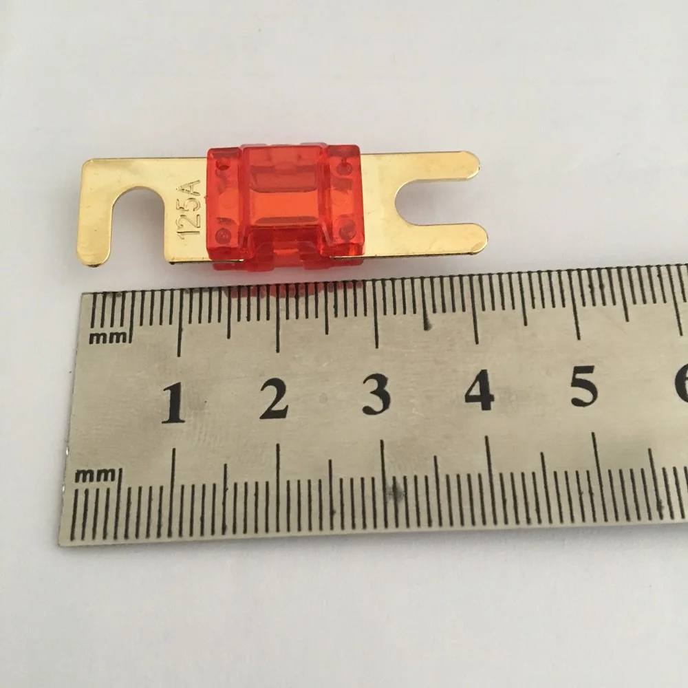 

20PCS/set Golden Plated Car Stereo Protection Fuse MINI ANL Fuse 125A