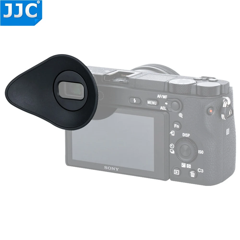 

JJC Rubber Camera Eyecup Viewfinder Protector Eye Cup Soft Silicone Eyepiece For Sony A6500 A6400 A6600 Replaces Sony FDA-EP17