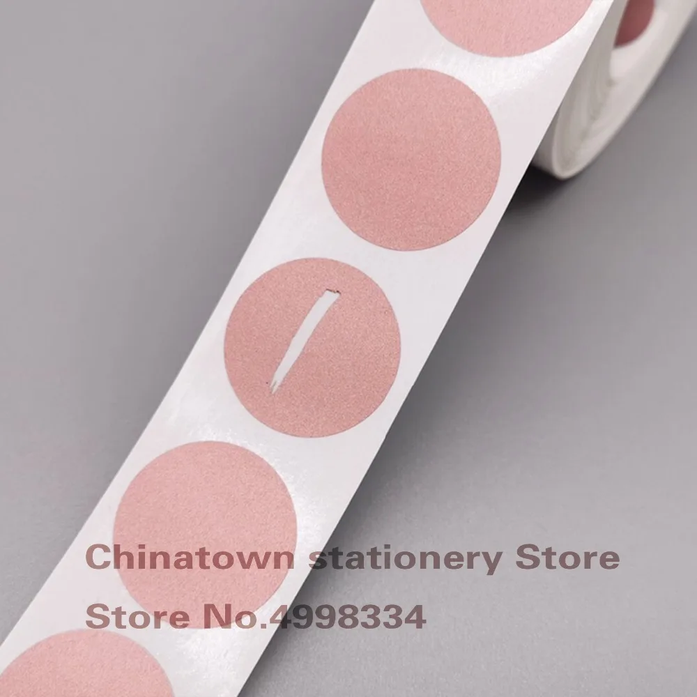 1000'pcs Pack Scratch-Off Stickers1-Inch Round rose gold Peel and Stick Adhesive Scratch Off Labels For Tickets Promotional Game - купить