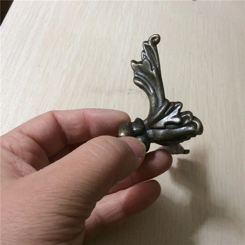 Винтажная опора из цинкового сплава с тигром Декоративные ножки деревянные в