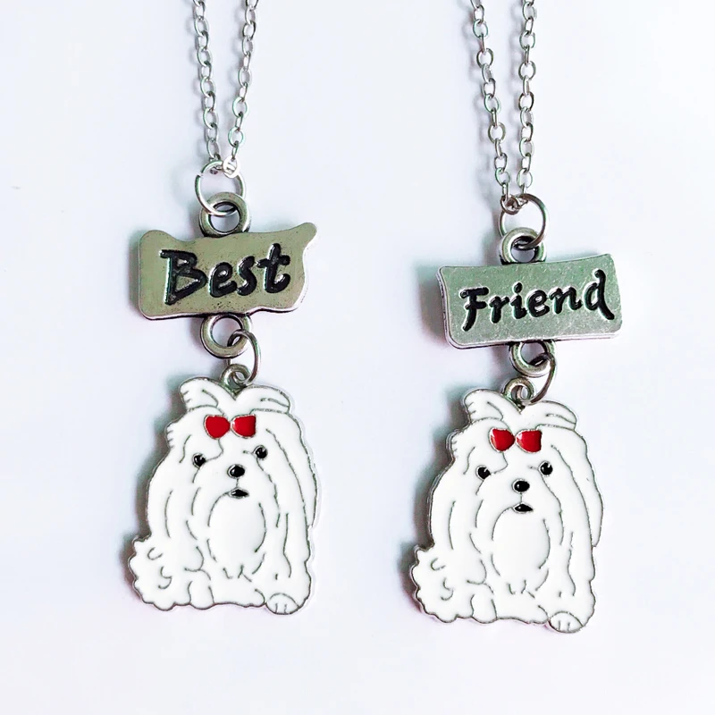 2 шт./компл. детские ювелирные изделия ожерелье с подвеской Лучшие друзья|necklace