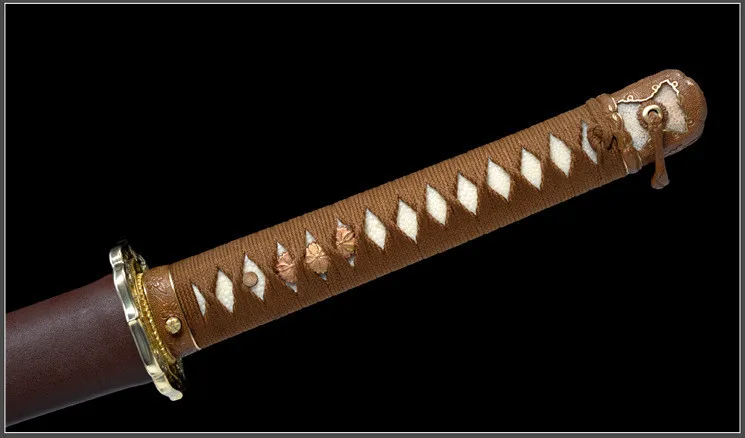 Японский военный меч ручной работы 98 Тип Saber Katana ГЛИНА ЗАКАЛЕННОЕ стальное лезвие