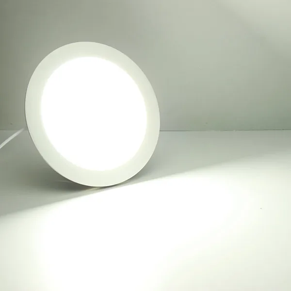 Панель света 15 Вт светодиодный потолочный светильник круглый ультра тонкий AC110/220